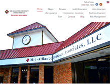 Tablet Screenshot of midallianceinsurance.com